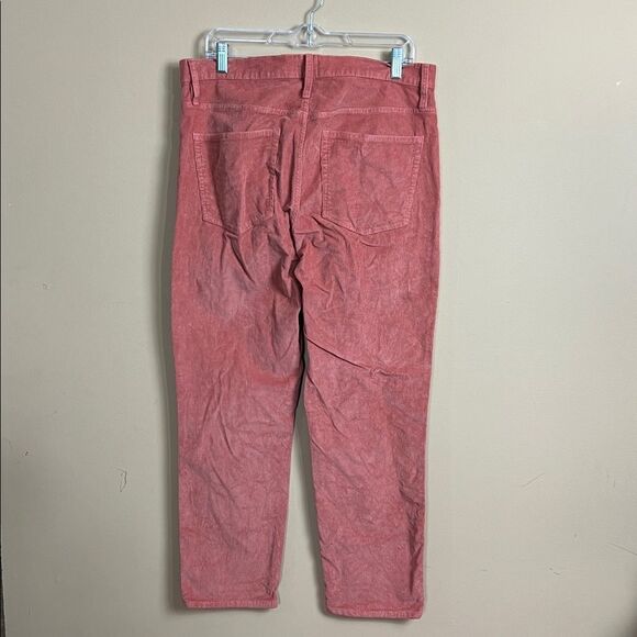 J. Crew Women’s Size 32 Salmon Vintage Slim Straight Leg Corduroy Jeans - Picture 4 of 6